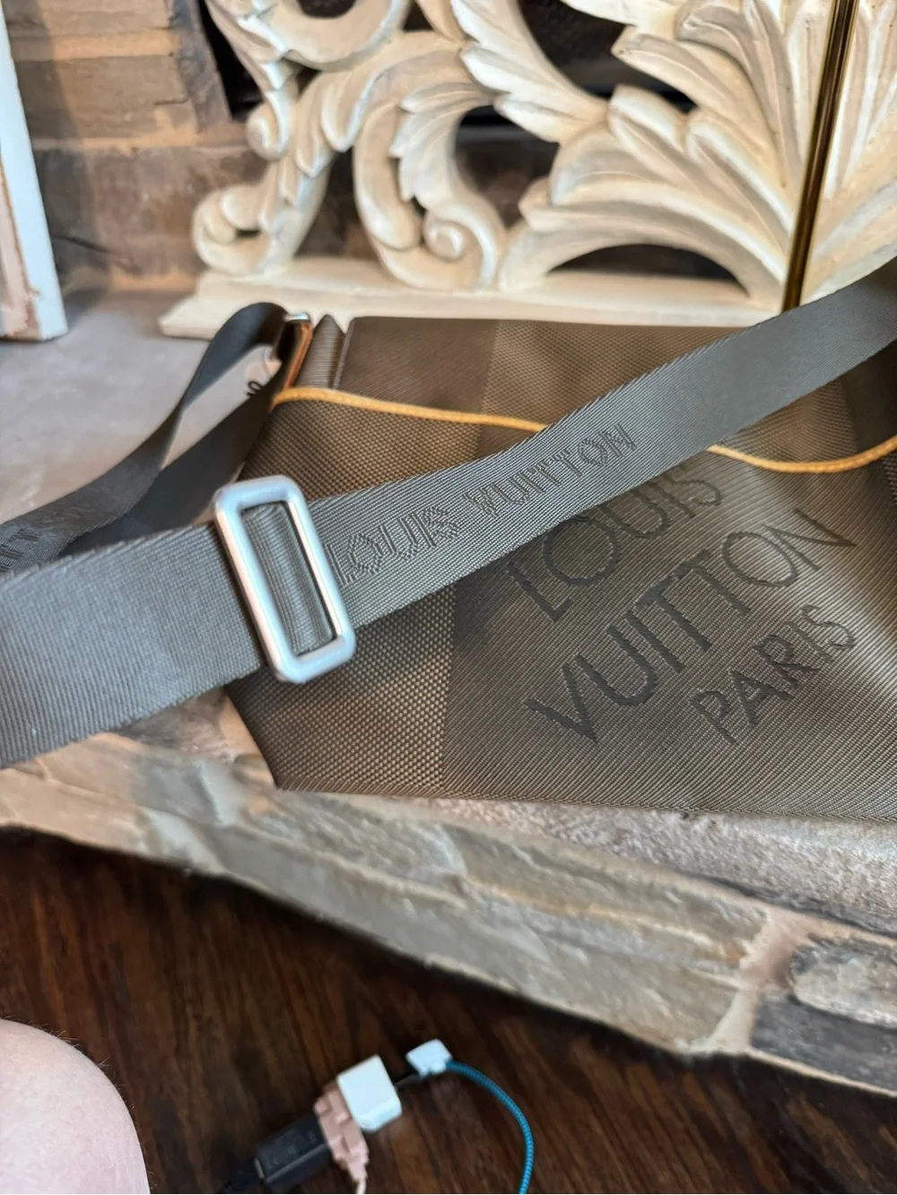 Louis Vuitton Brown and Tan Men’s Messenger Bag